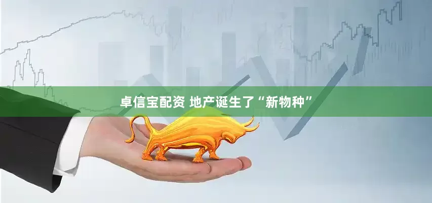 卓信宝配资 地产诞生了“新物种”