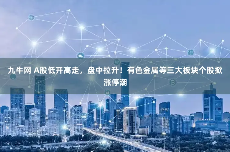 九牛网 A股低开高走，盘中拉升！有色金属等三大板块个股掀涨停潮